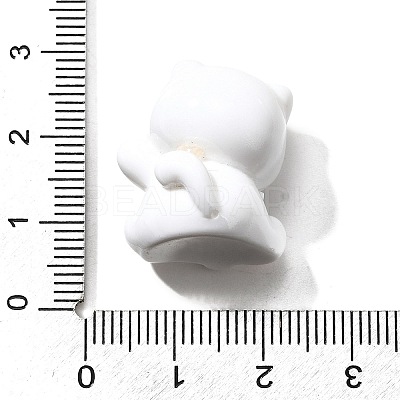 Opaque Cute Little Cat Resin Ornament RESI-S015-02B-1