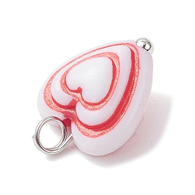 Opaque Acrylic Pendants PALLOY-JF04352-01-1