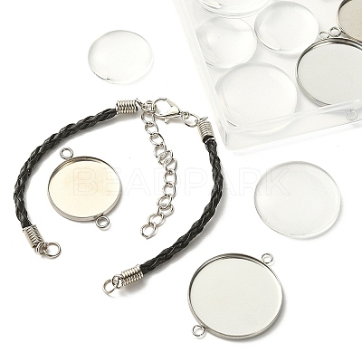 DIY Blank Dome Link Bracelet Making Kit DIY-YW0006-48-1