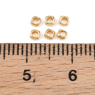 Brass Spacer Beads KK-CBABC34-06G-1