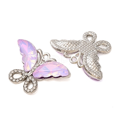 Alloy & Glass & Crystal Rhinestone Pendnats GL-CBA7C67-01P-02-1