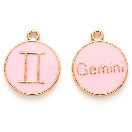 Alloy Enamel Pendants ENAM-S124-01A-09I-1