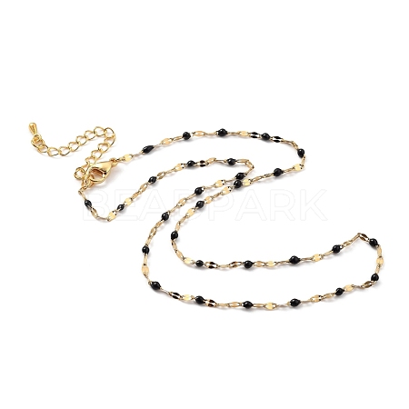 304 Stainless Steel Link Chain Necklaces NJEW-JN03084-04-1
