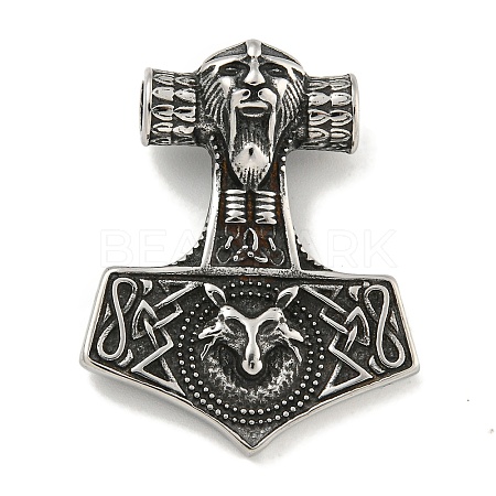 316 Surgical Stainless Steel Pendants STAS-E212-84AS-1