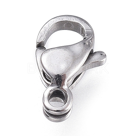 Tarnish Resistant 316 Surgical Stainless Steel Lobster Claw Clasps X-STAS-M281-01P-A-1