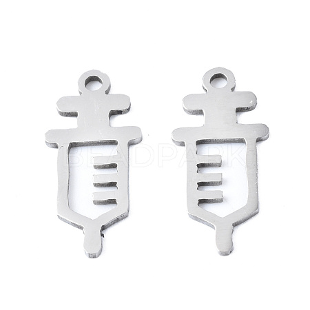 Non-Tarnish 201 Stainless Steel Pendants STAS-T044-250P-1