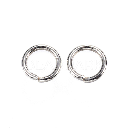 Non-Tarnish 304 Stainless Steel Open Jump Rings LS-A-STAS-D448-093P-10mm-1