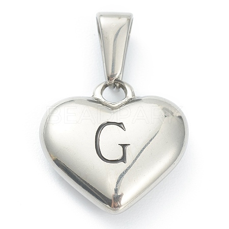 304 Stainless Steel Pendants STAS-P278-01G-P-1