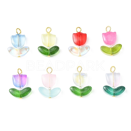 Glass Pendants PALLOY-TA00059-03-S-1