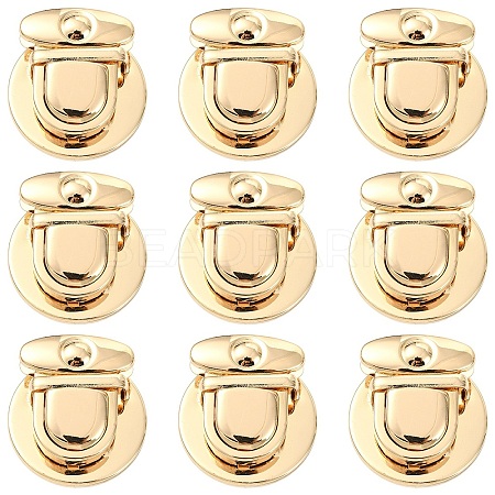 10Pcs Alloy Bag Tuck Lock Clasps FIND-YW0010-92G-1