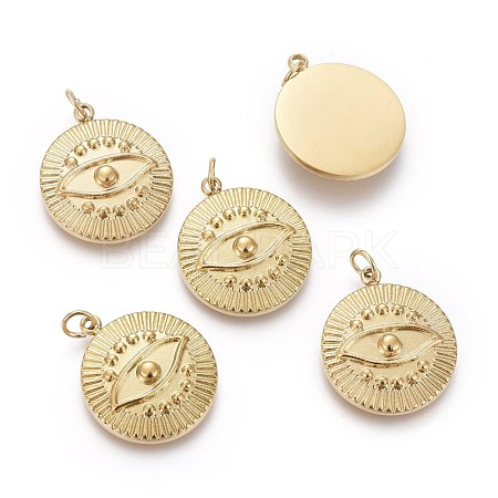 Ion Plating(IP) 316 Surgical Stainless Steel Pendants X-STAS-F256-003G-1