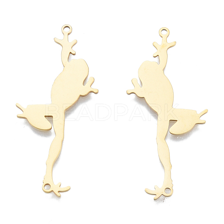 201 Stainless Steel Connector Charms STAS-N090-LA946-2-1