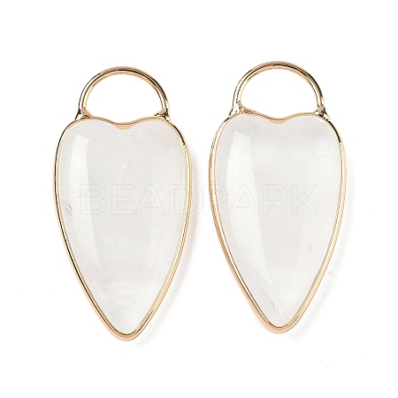 Natural Quartz Crystal Pendants G-I393-01G-05-1