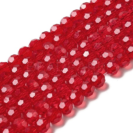 Transparent Glass Beads EGLA-A035-T8mm-D07-1