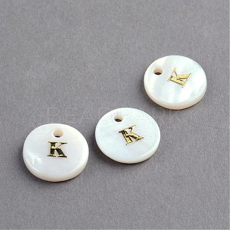 Freshwater Shell Pendants SSHEL-S249-K-1