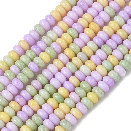 Ombre Effect Dyed Glass Beads Strands GLAA-C043-01E-1