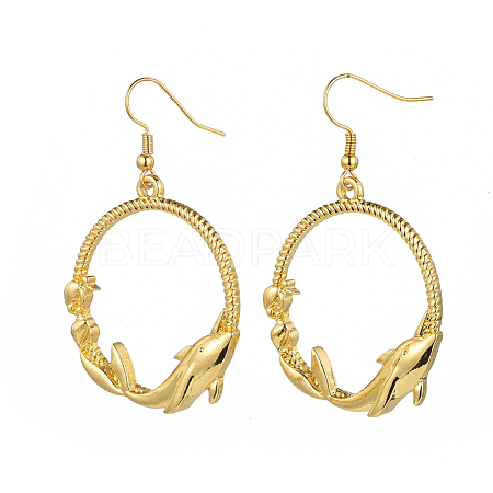 Brass Dangle Earrings EJEW-JE03401-01-1