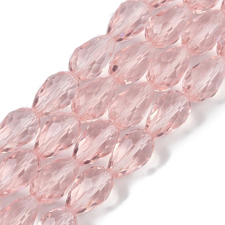 Transparent Glass Beads Strands EGLA-N013-T10mm-D18-1