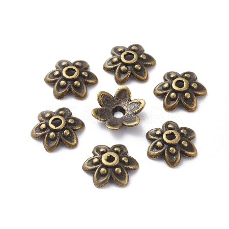 Tibetan Style Bead Caps MLF0626Y-NF-1
