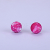 Printed Round Silicone Focal Beads LS-SI-JX0056A-26-1