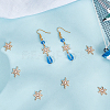10Pcs Brass Micro Pave Clear Cubic Zirconia Connector Charms ZIRC-BBC0002-86B-4