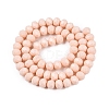Opaque Solid Color Imitation Jade Glass Beads Strands LS-EGLA-A044-P8mm-D05-3