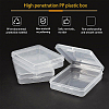 Transparent Polypropylene(PP) Bead Containers CON-WH0074-73-6