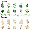 20Pcs 10 Styles Alloy Enamel Pendants ENAM-YW0004-21-4