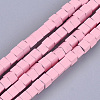 Spray Painted Non-magnetic Synthetic Hematite Beads Strands G-T116-22-05-1