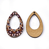 Printed Basswood Pendants X-WOOD-S045-001D-2