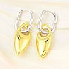 Horse Eye Brass Hoop Earrings for Women EJEW-U057-06D-03GP-1