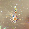 Glass Flower Hanging Ornaments PW-WG84321-01-1