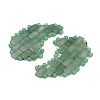 Natural Green Aventurine Eye Patches G-D301-A06-2