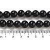 Natural Black Onyx Round Bead Strands X-G-R198-10mm-4