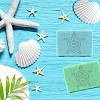 Clear Acrylic Soap Stamps DIY-WH0438-003-3