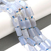 Natural Blue Lace Agate Beads Strands G-F509-63-01-5