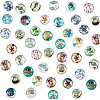 Flatback Glass Cabochons for DIY Projects GGLA-PH0005-12mm-06D-1
