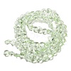 Baking Paint Transparent Glass Beads Strands DGLA-A08-T8mm-KD02-2