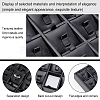1Pc 24-Compartment Wooden Rings Presentation Boxes RDIS-PH0001-007-5