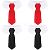 4Pcs 2 Colors Polyester Pet Ties AJEW-GF0010-56-1