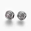 316 Surgical Stainless Steel European Beads STAS-P212-18P-04-2