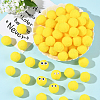 150Pcs Polyester Pom Pom Ball DIY-SC0031-33E-5