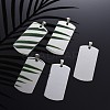 Tarnish Resistant 304 Stainless Steel Big Pendants STAS-I140-19A-S-7