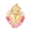 304 Stainless Steel Pendants STAS-E549-04G-10-1