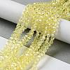 Electroplate Glass Bead Strands LS-EGLA-R015-4mm-26-1