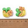 Opaque Resin Decoden Cabochons CRES-O007-04B-3