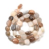 Natural Multi-Moonstone Beads Strands G-F547-06-B-3