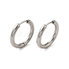 Tarnish Resistant 304 Stainless Steel Hoop Earrings EJEW-P177-P-23-1