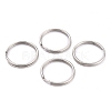 Non-Tarnish 304 Stainless Steel Split Key Rings X-STAS-H153-02P-1