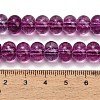 Dyed Imitation Gemstone Glass Beads Strands GL-Z001-03B-07-4